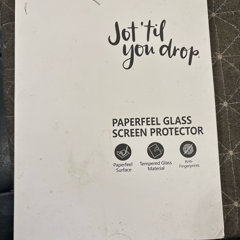 Paperfeel Glass Screen Protector for IPAD 10.2” screen